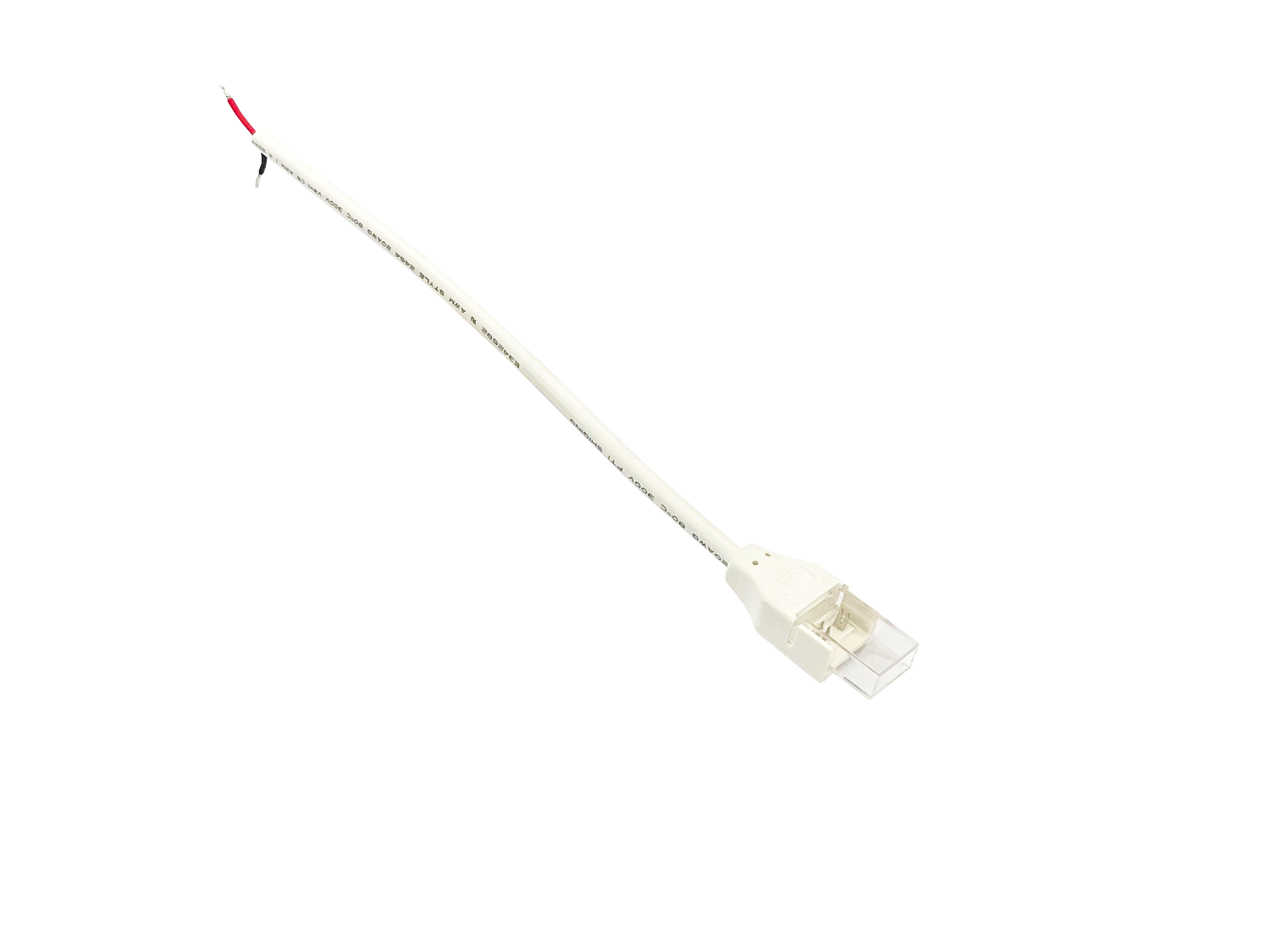 Conector Emenda Fita Led COB Com Fio 8mm Extensão 2 Vias Fêmea IP68 3575/811