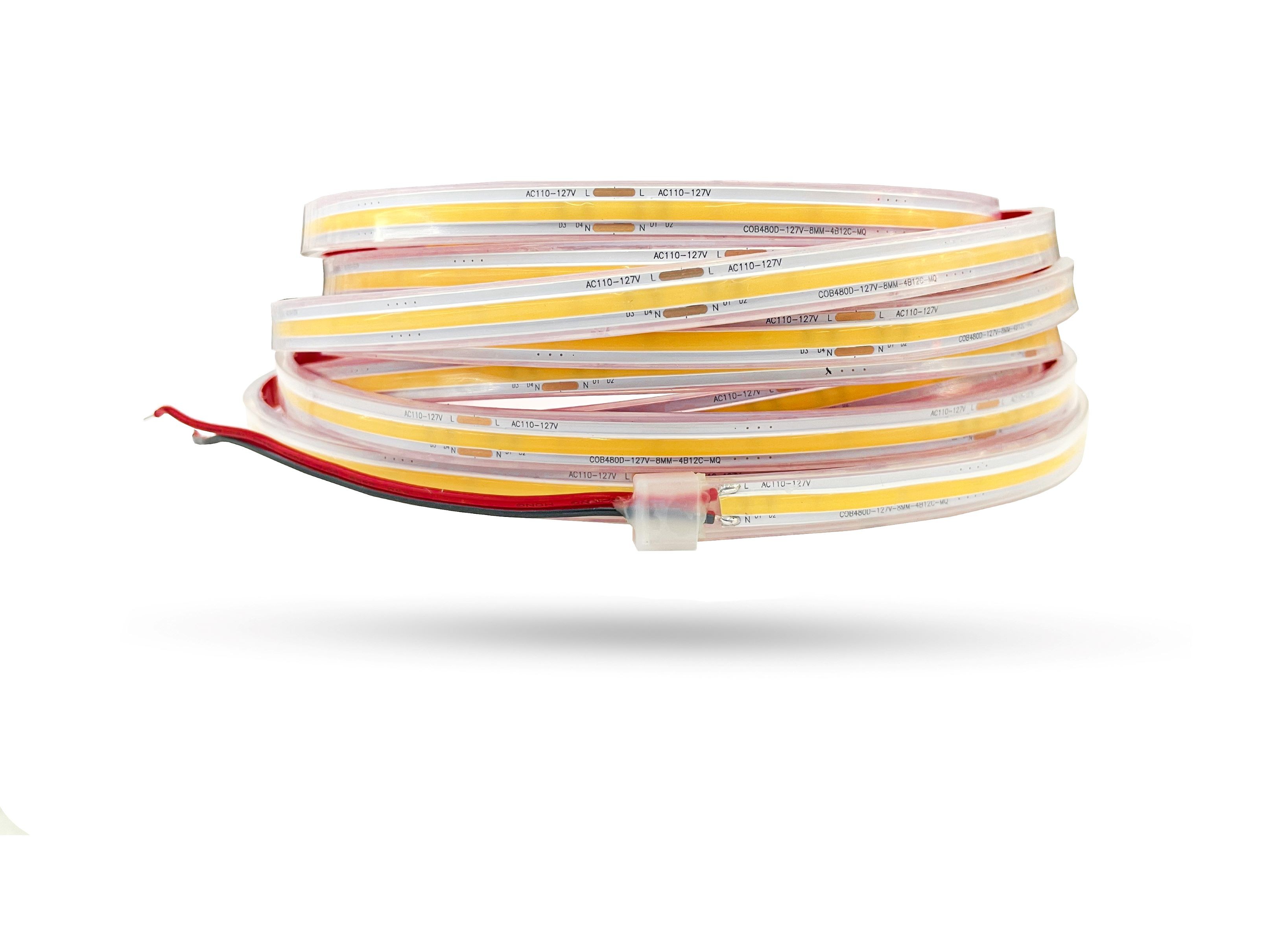 5m Fita LED SMD COB IP67 (Externa) -2700k -(360Leds) - Super Brilho - 127v Código:3502/758
