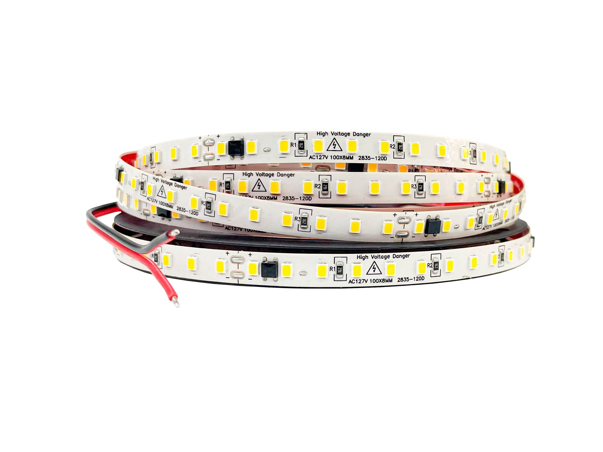 FITA LED HUN 2835 127V 9W IP44 120 LEDS 900LM/M 3000k70 10 METROS 3582/836