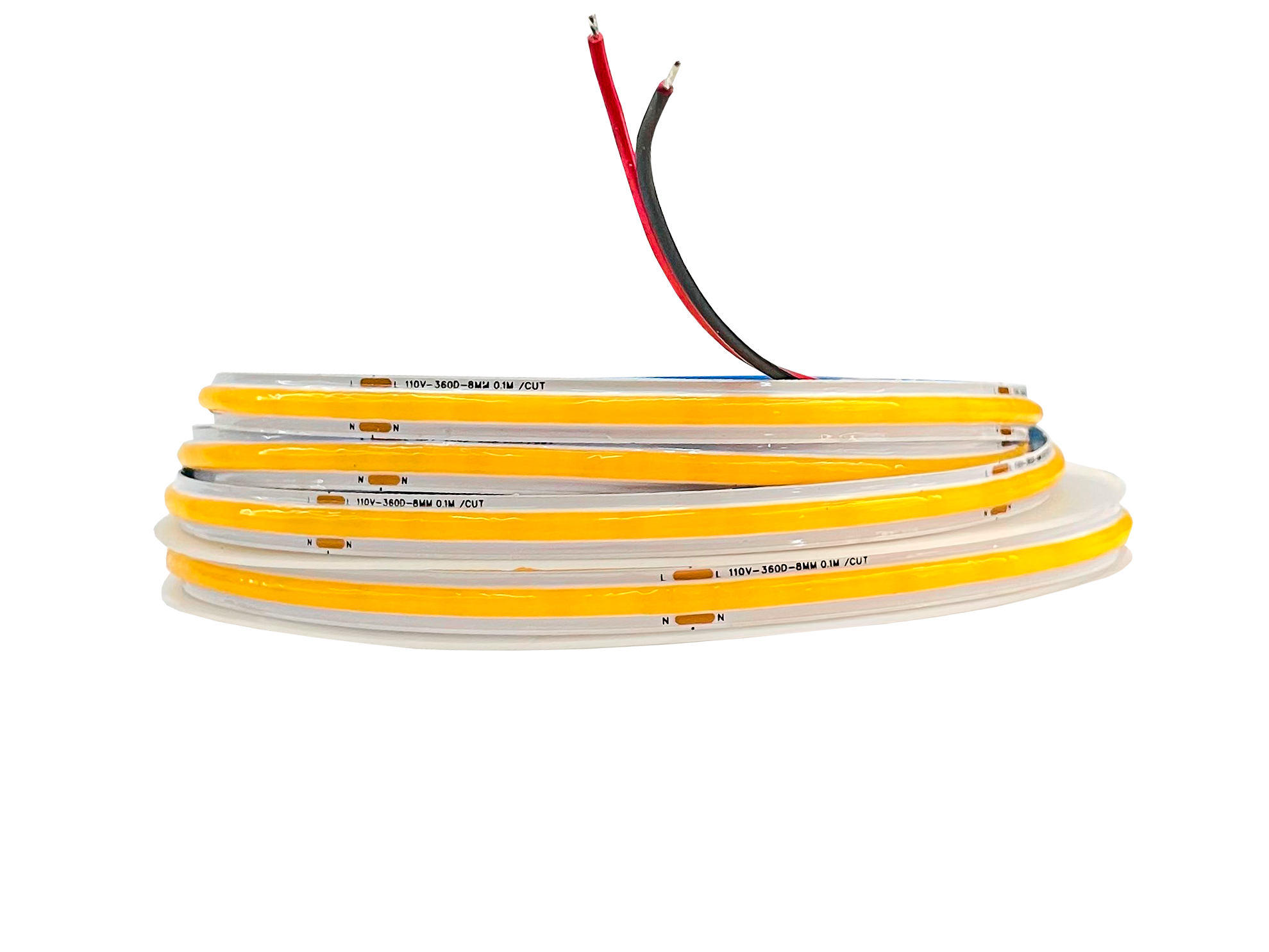 Fita LED SMD COB IP44 - Rolo 10m (360Leds) -   8mm-Super Brilho - 220v Código: 3691/896