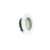  Spot de Embutir para Móvel Redondo 12 Power Leds Branco