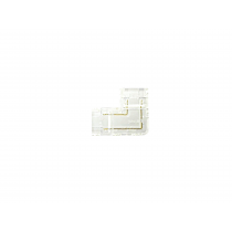 Conector Emenda Para Fita Led COB HUN 8mm 2 Vias sem fio em L 3662 / 875