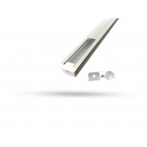 Perfil de Alumínio para LED 3 Metros - Embutir 12.2mm