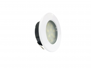  Spot de Embutir para Móvel Redondo 12 Power Leds Branco